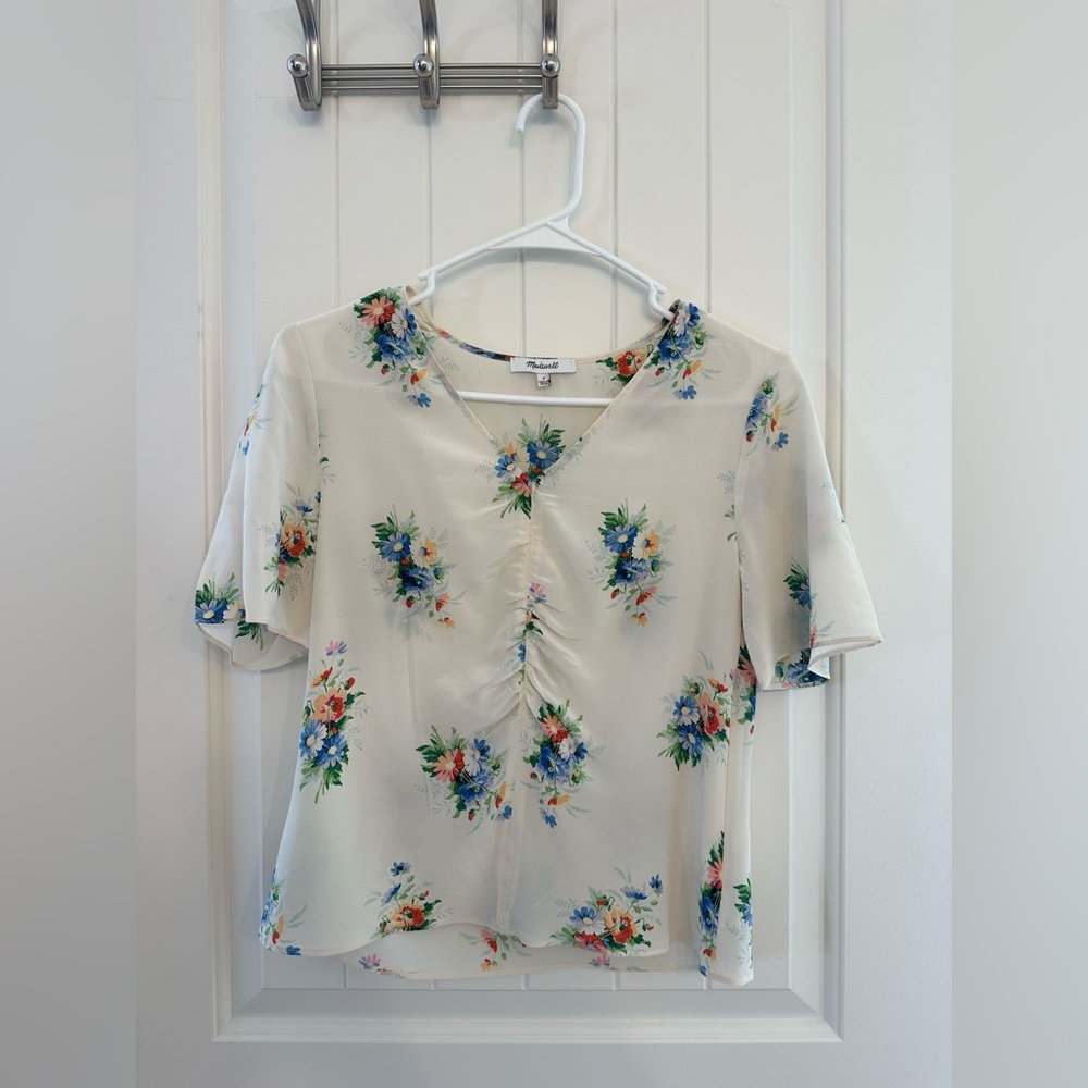 Madewell floral top